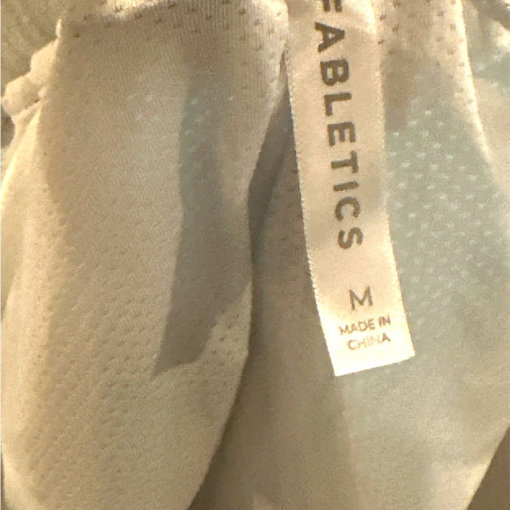 Fabletics Gray Athletic Shorts Elastic Waistband … - image 3